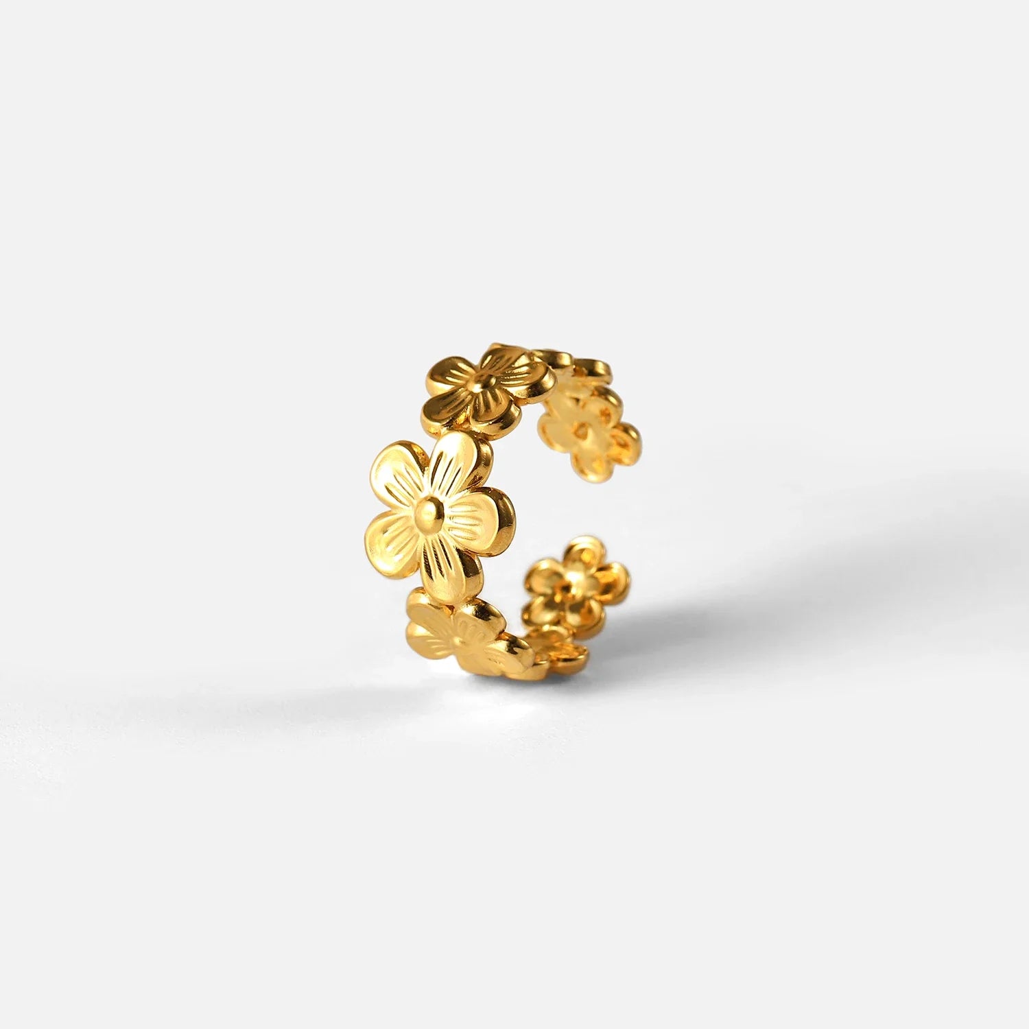 Dainty Floral Wrap Ring