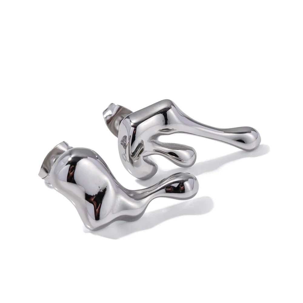 Dainty Melt Earrings