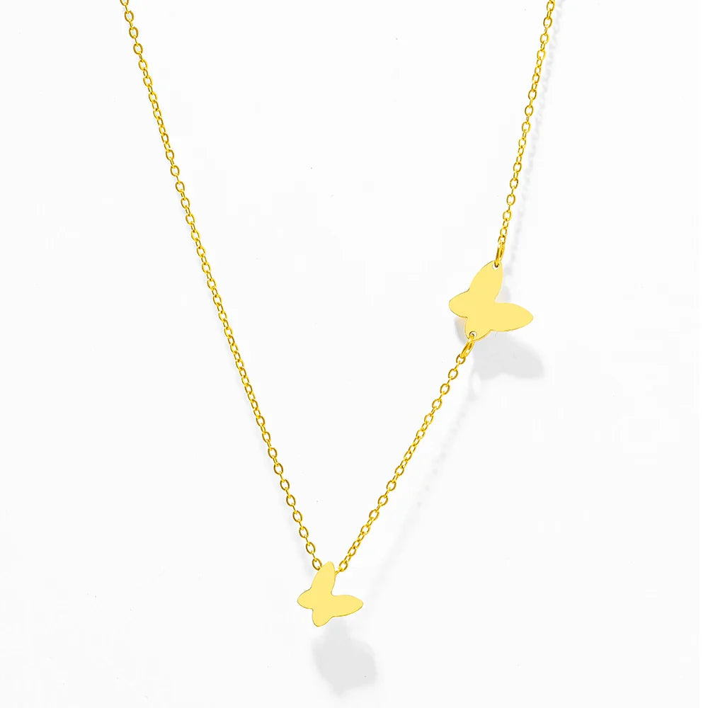 Dainty Fluttering Butterfly Necklace
