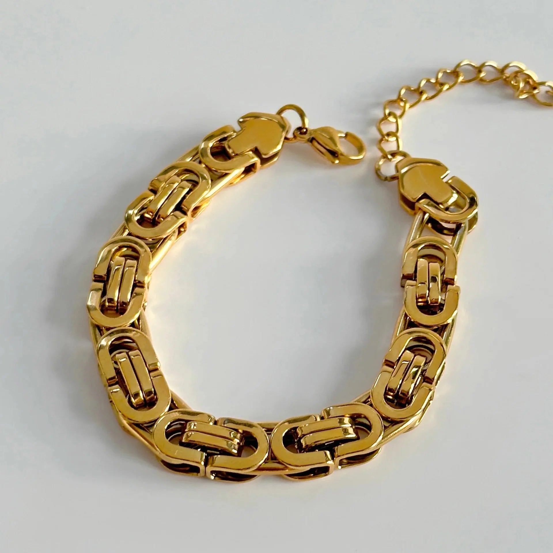 Chunky Chain & Herringbone Bracelets - Aryomi