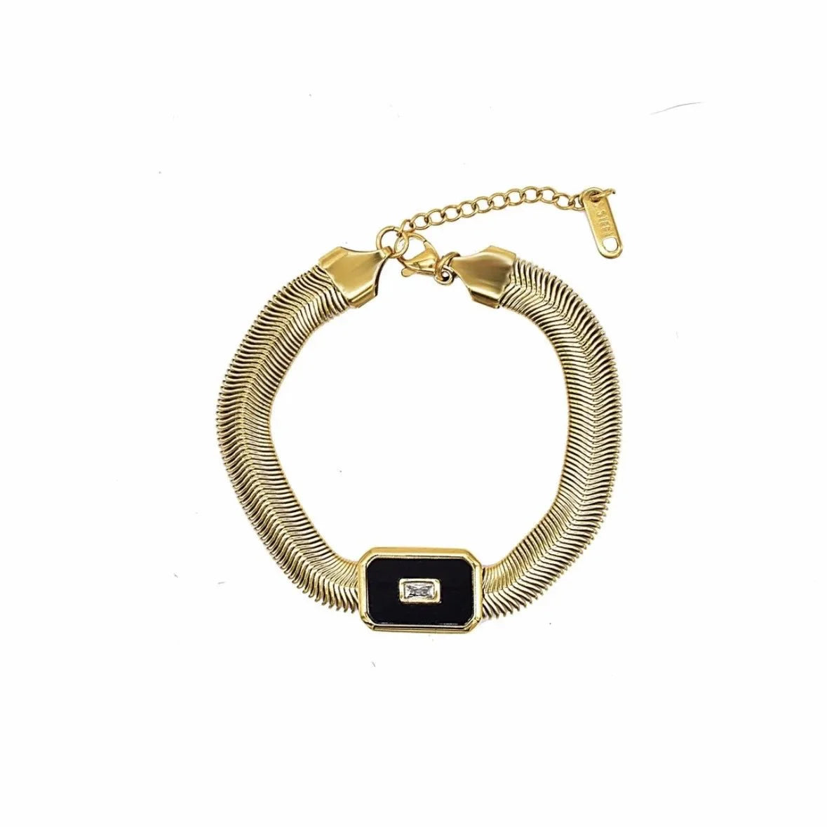 Chunky Chain & Herringbone Bracelets - Aryomi