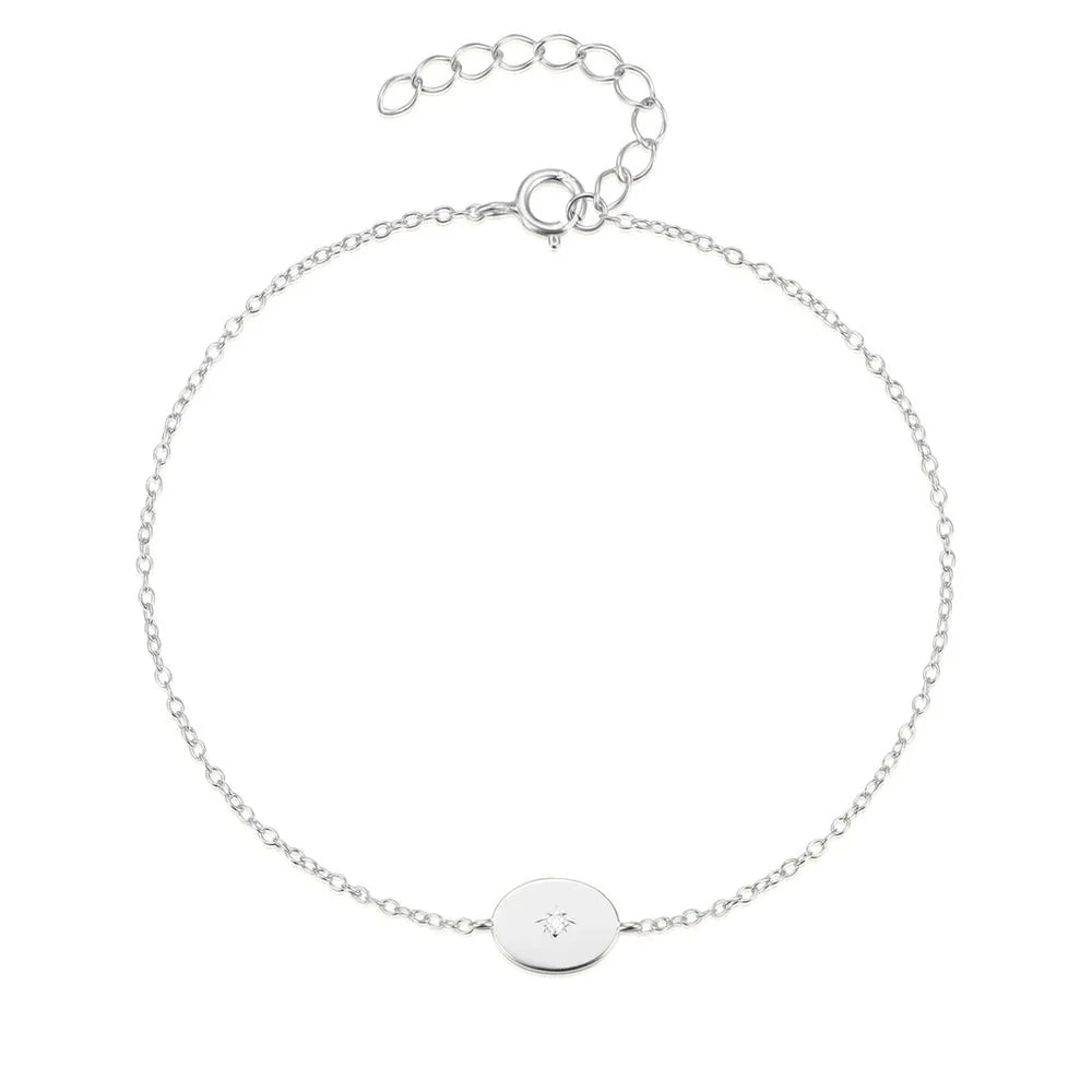 Dainty Chain North Star Bracelet - Aryomi