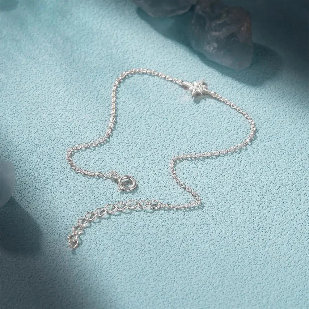 Dainty Chain North Star Bracelet - Aryomi