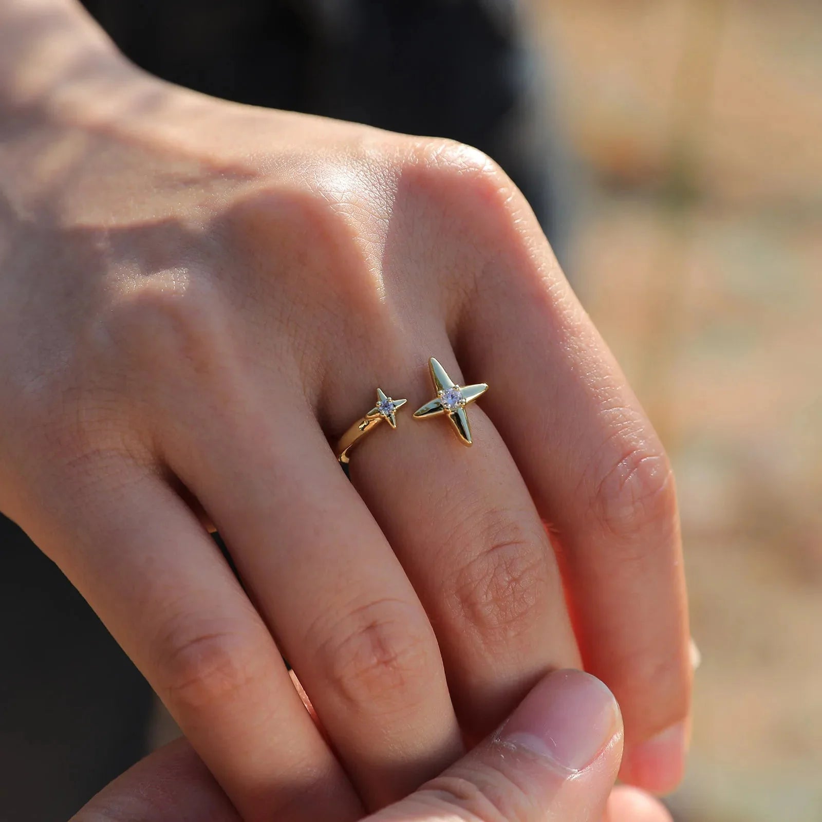 Dainty Diamond Adjustable Ring Stacks - Aryomi