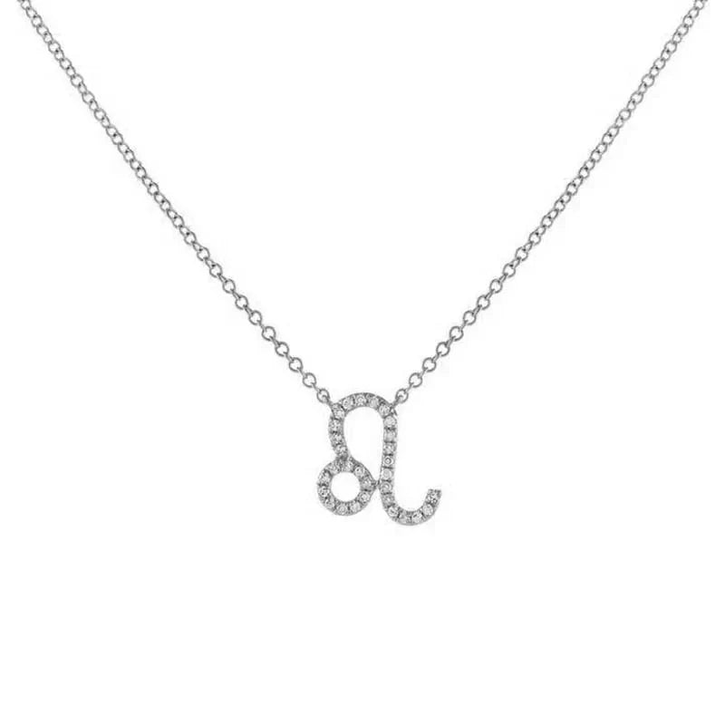 Dainty Diamond Zodiac Sign Necklace - Aryomi