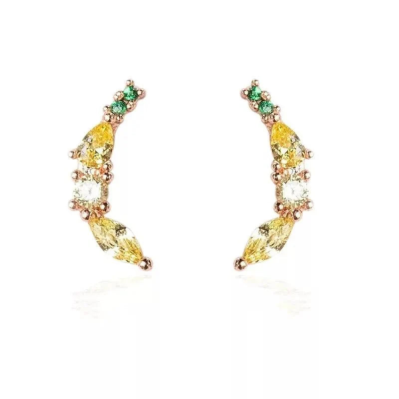 Dainty Fruit Hoop & Stud Earrings - Aryomi