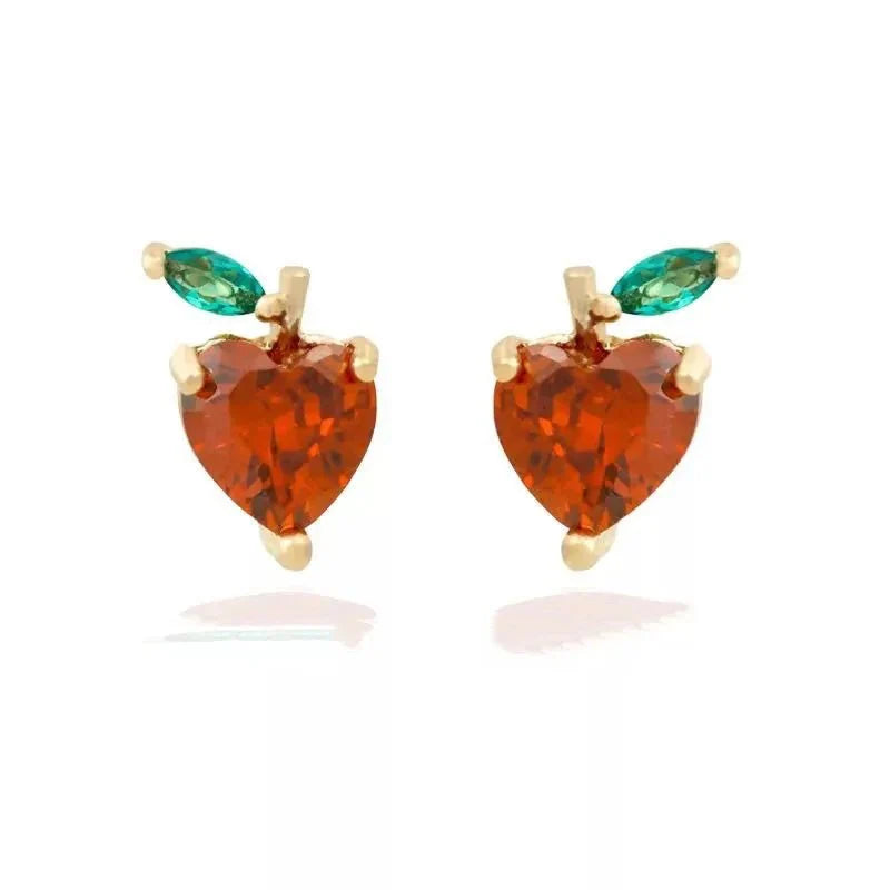Dainty Fruit Hoop & Stud Earrings - Aryomi