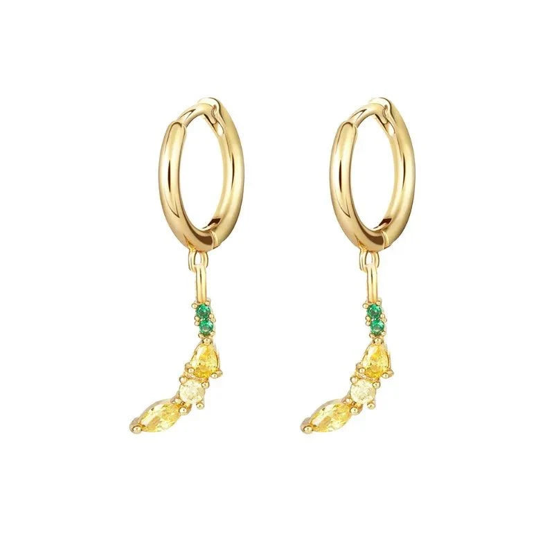 Dainty Fruit Hoop & Stud Earrings - Aryomi