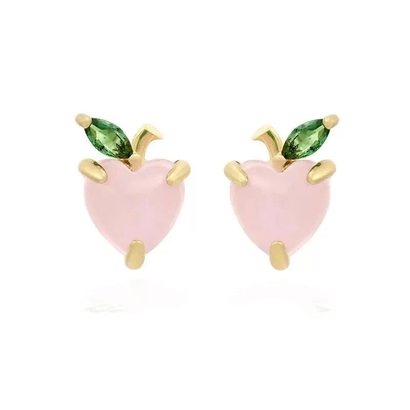 Dainty Fruit Hoop & Stud Earrings - Aryomi