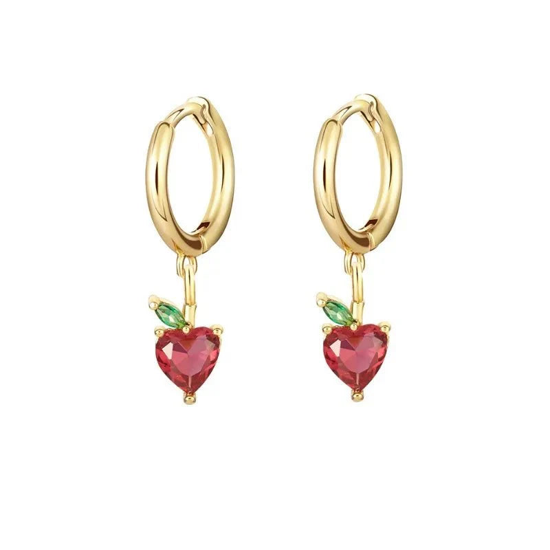 Dainty Fruit Hoop & Stud Earrings - Aryomi