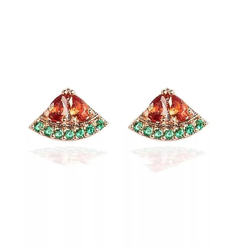 Dainty Fruit Hoop & Stud Earrings - Aryomi