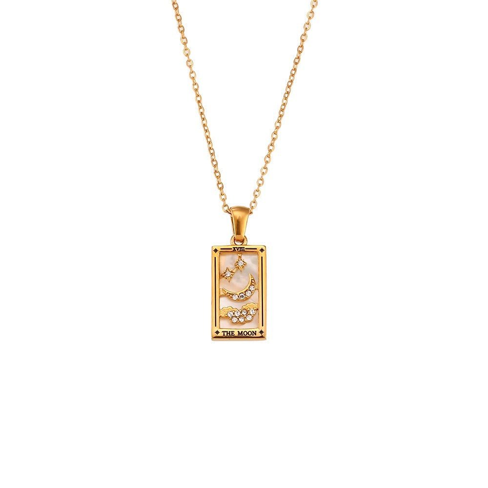 Dainty Tarot Charm Necklaces - Aryomi
