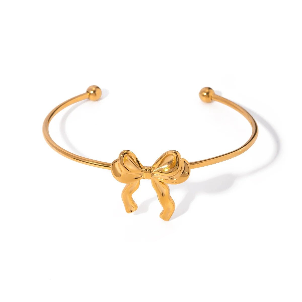 Feminine Bow Cuff Bracelets - Aryomi