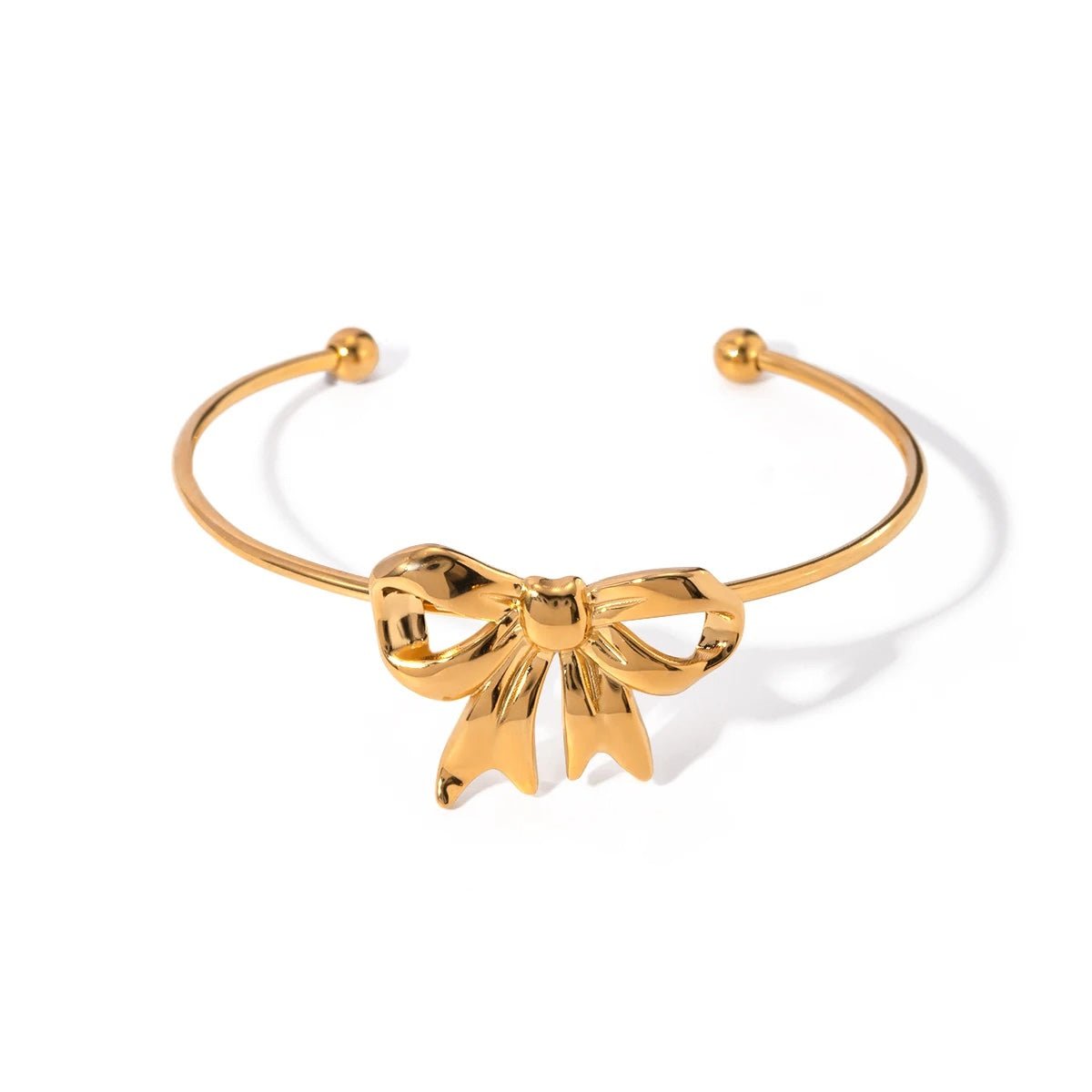Feminine Bow Cuff Bracelets - Aryomi