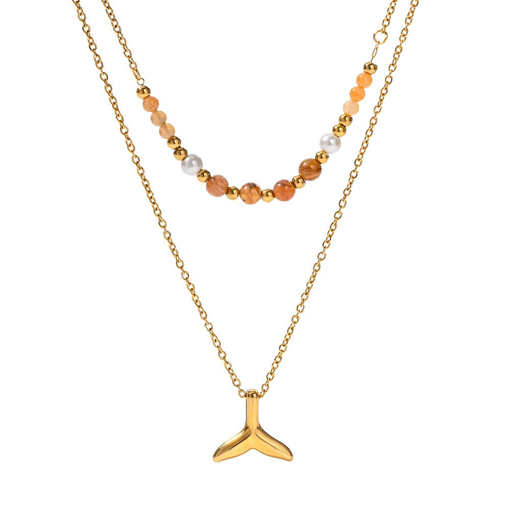 Layered Natures Whale Lux Necklaces - Aryomi
