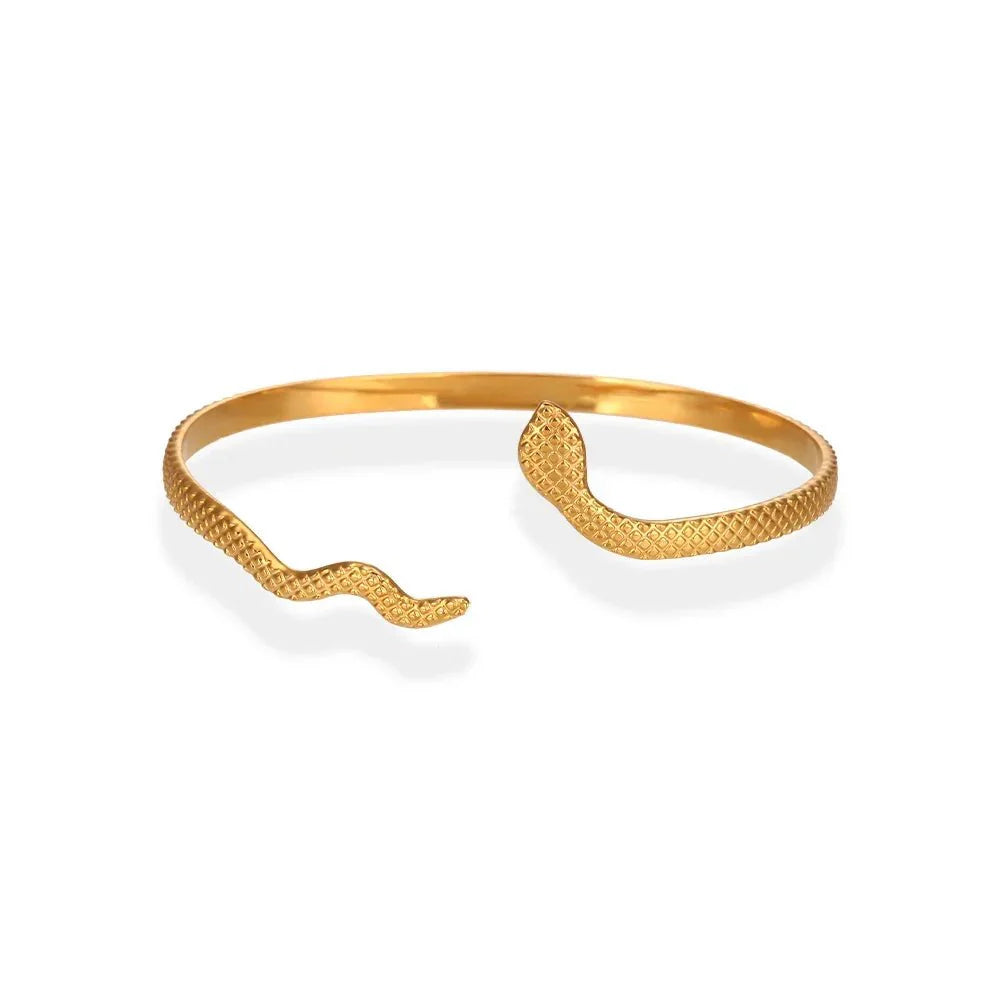 18k Adjustable Snake Bracelet - Aryomi