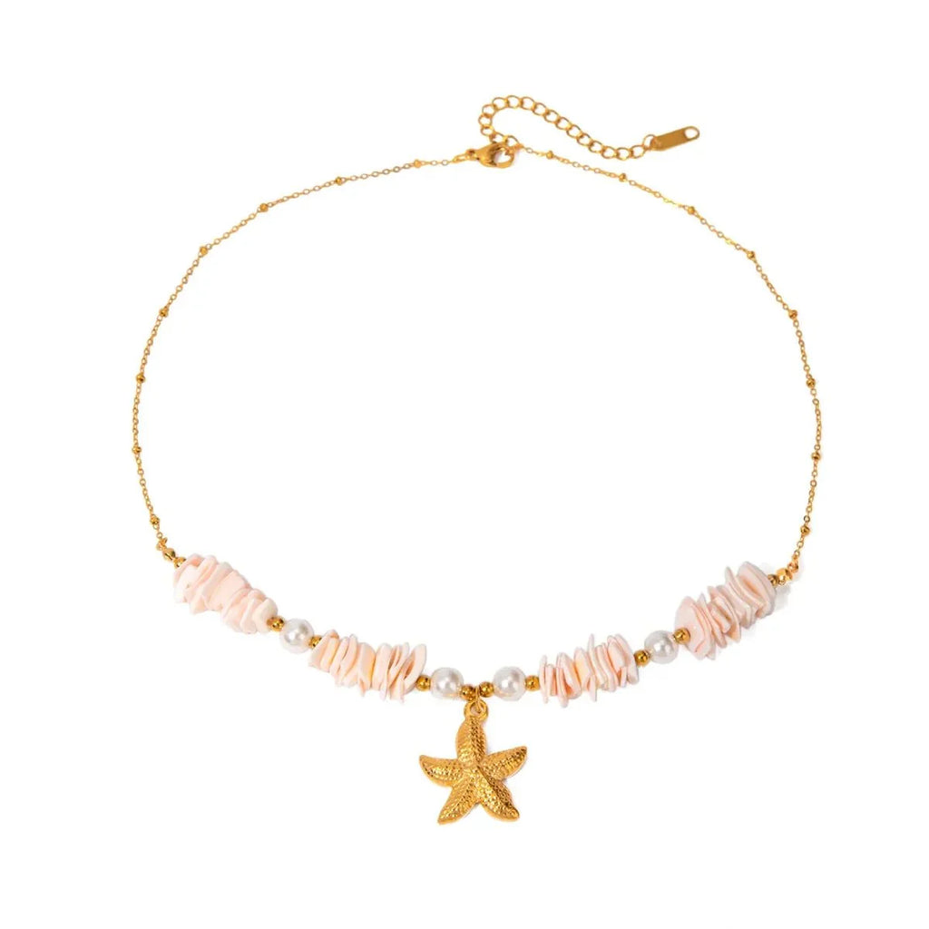 18k Boho Oceanic Sea Shell Necklaces - Aryomi