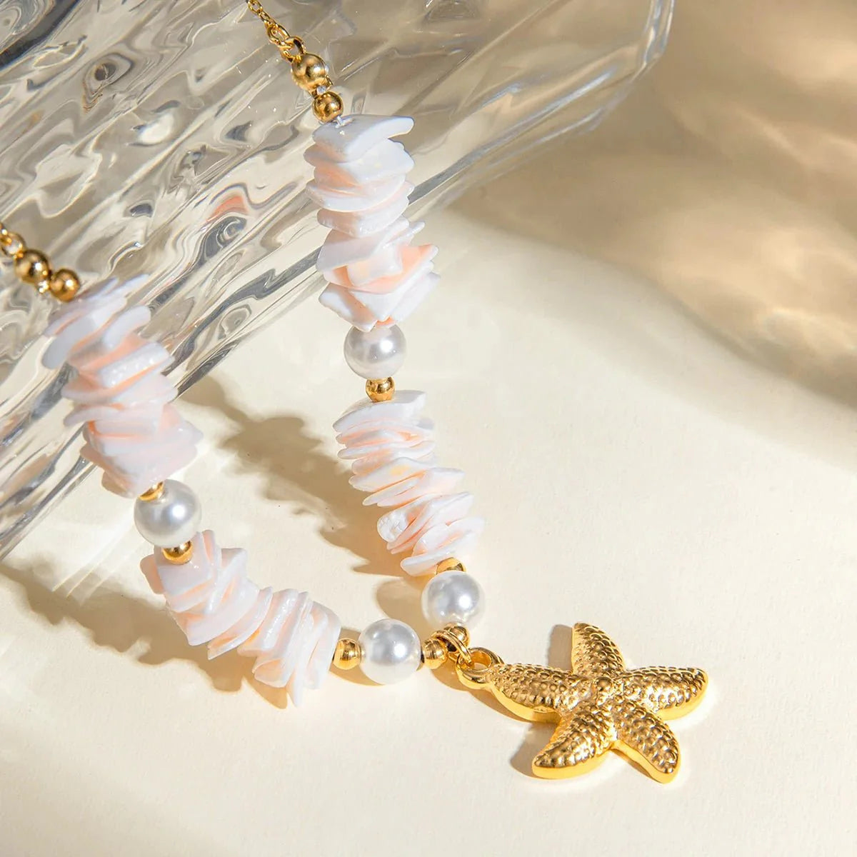 18k Boho Oceanic Sea Shell Necklaces - Aryomi