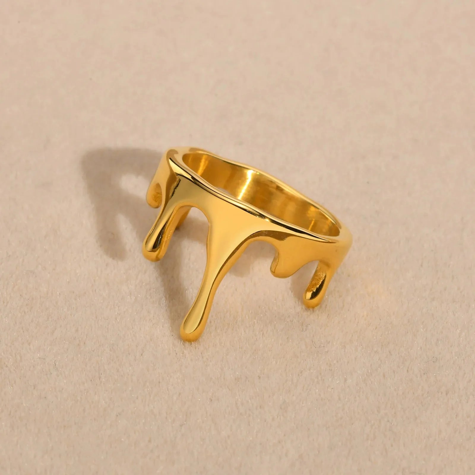 18k Minimal Melting Ring - Aryomi