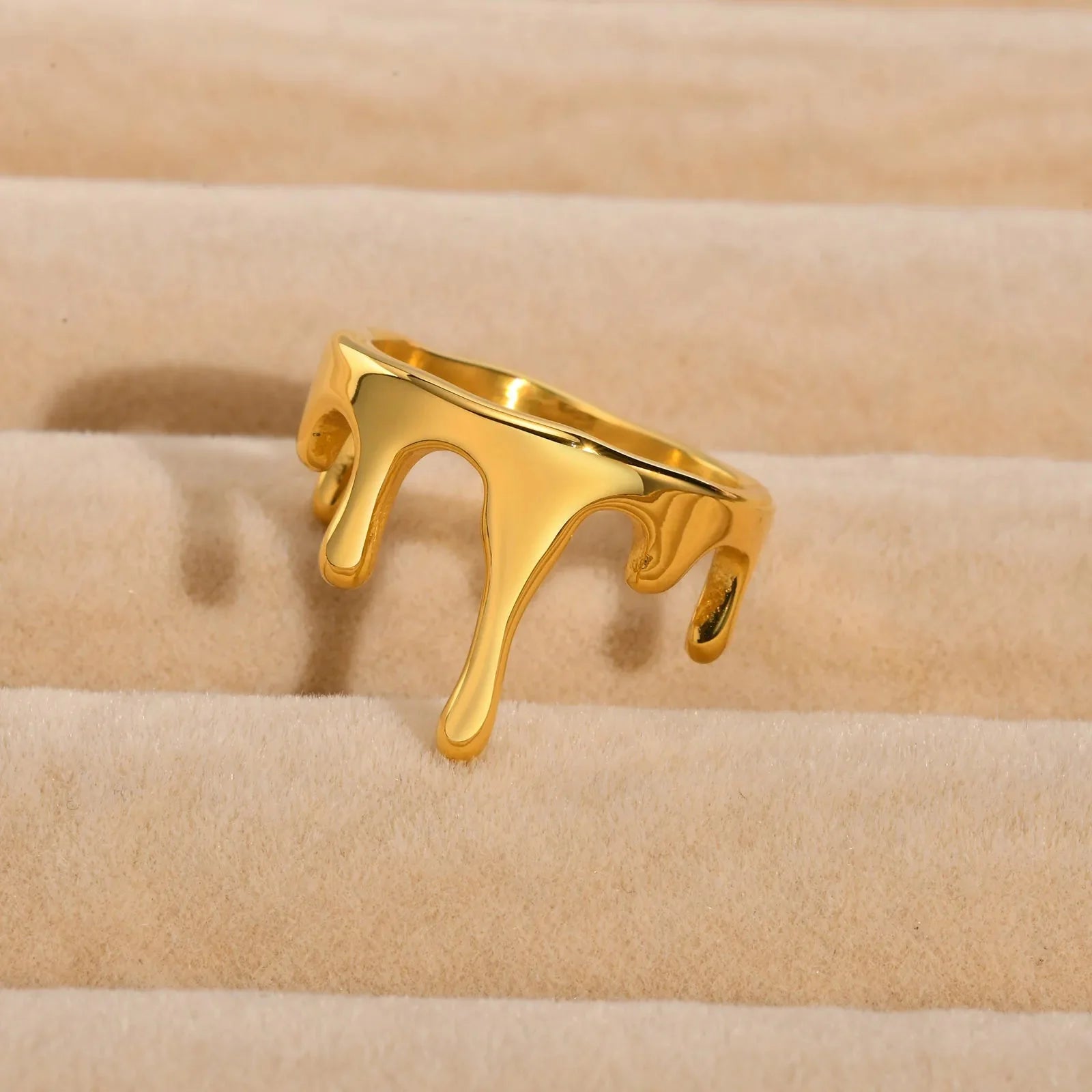 18k Minimal Melting Ring - Aryomi