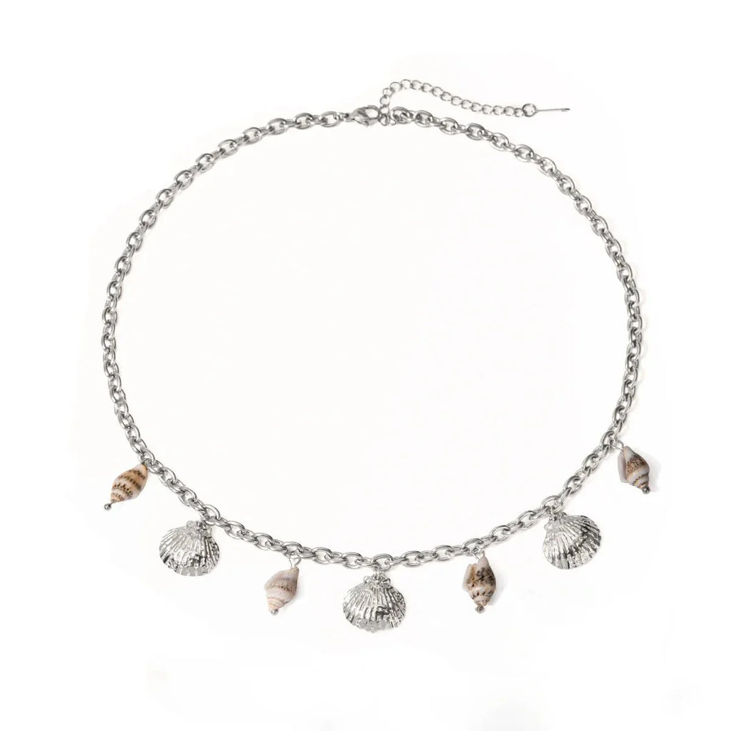 18k Summer Beach Sea Shell Necklace - Aryomi