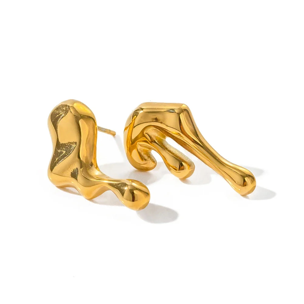 Dainty Melt Earrings