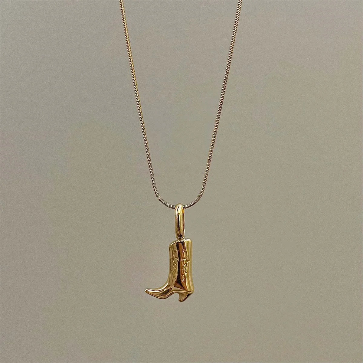 Dainty Country Boot Necklace
