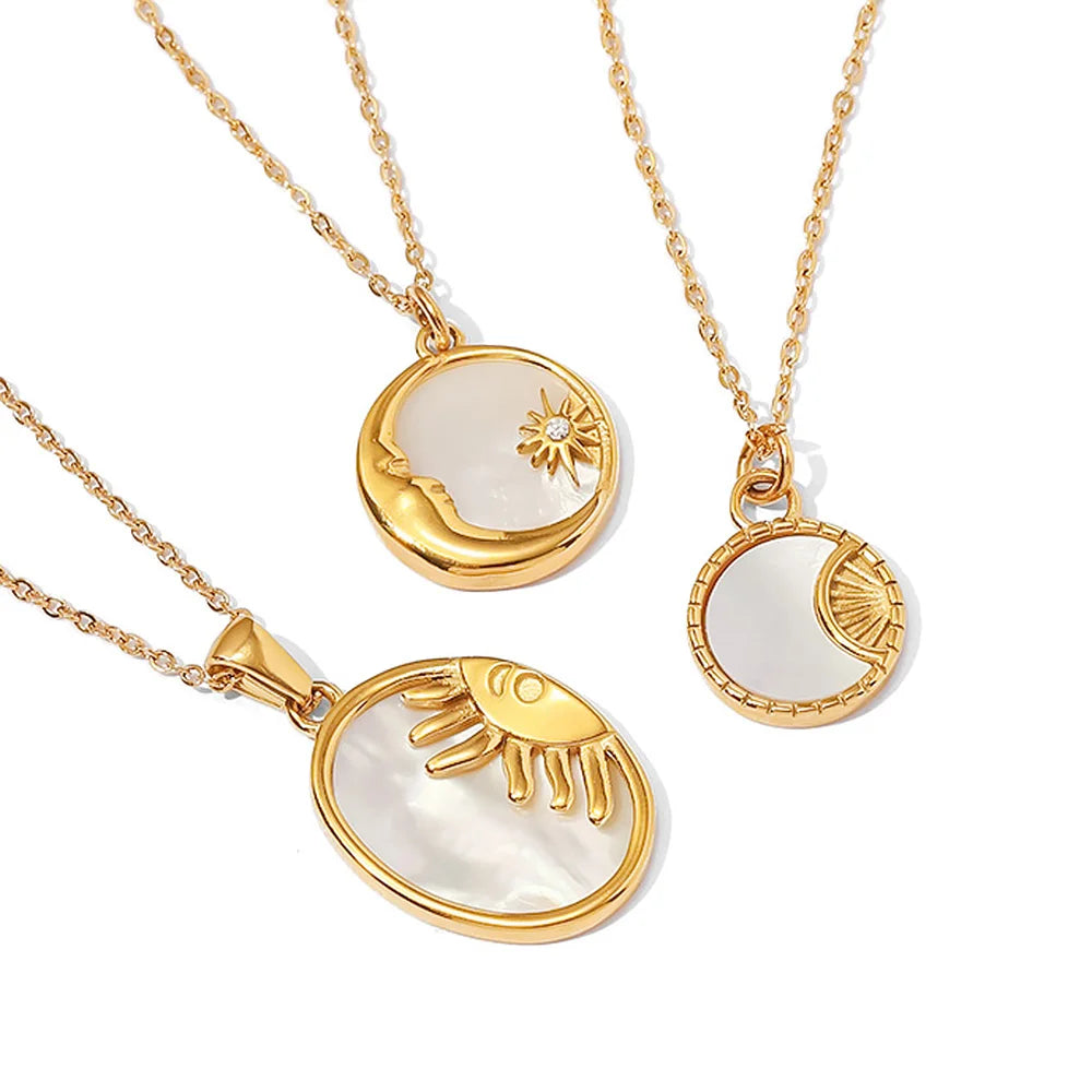 Dainty Shell Astrological Necklaces