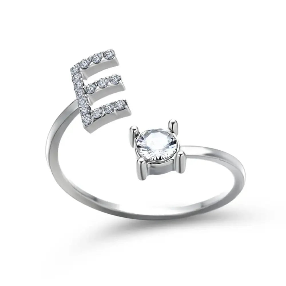 Adjustable Letter Initial Ring - Aryomi