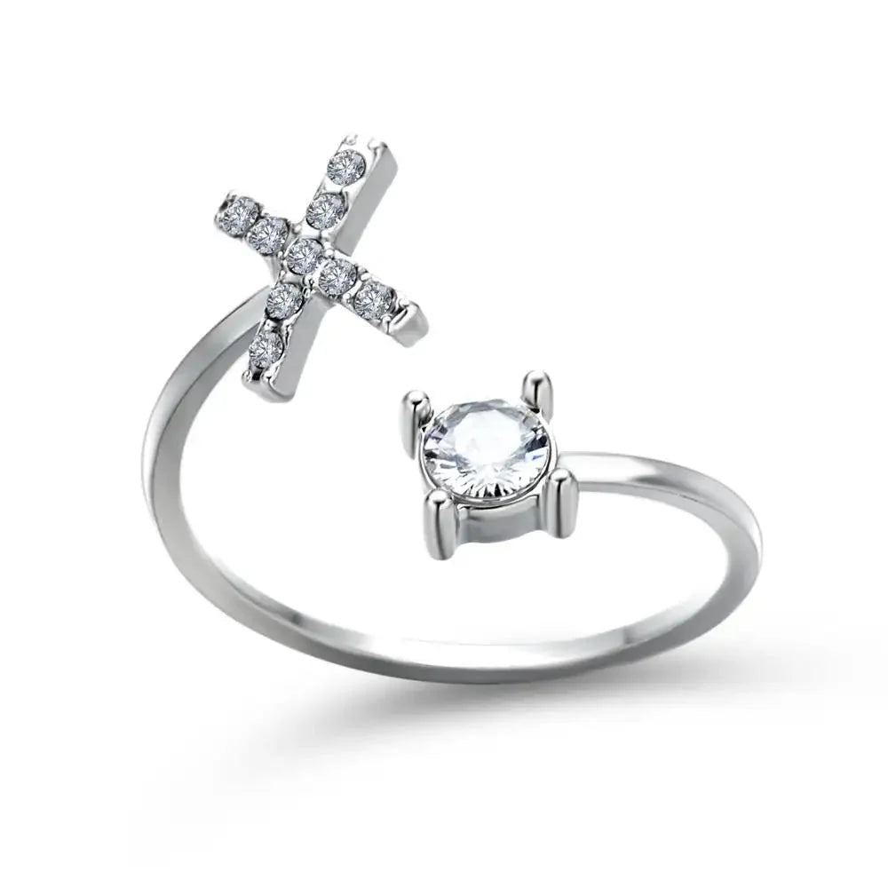 Adjustable Letter Initial Ring - Aryomi