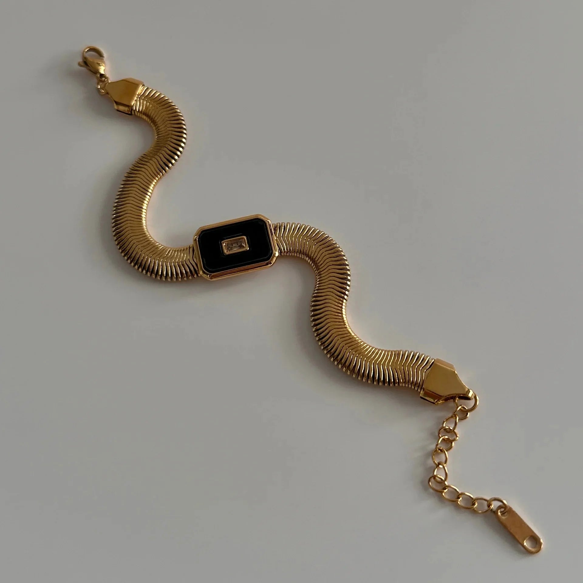 Chunky Chain & Herringbone Bracelets - Aryomi