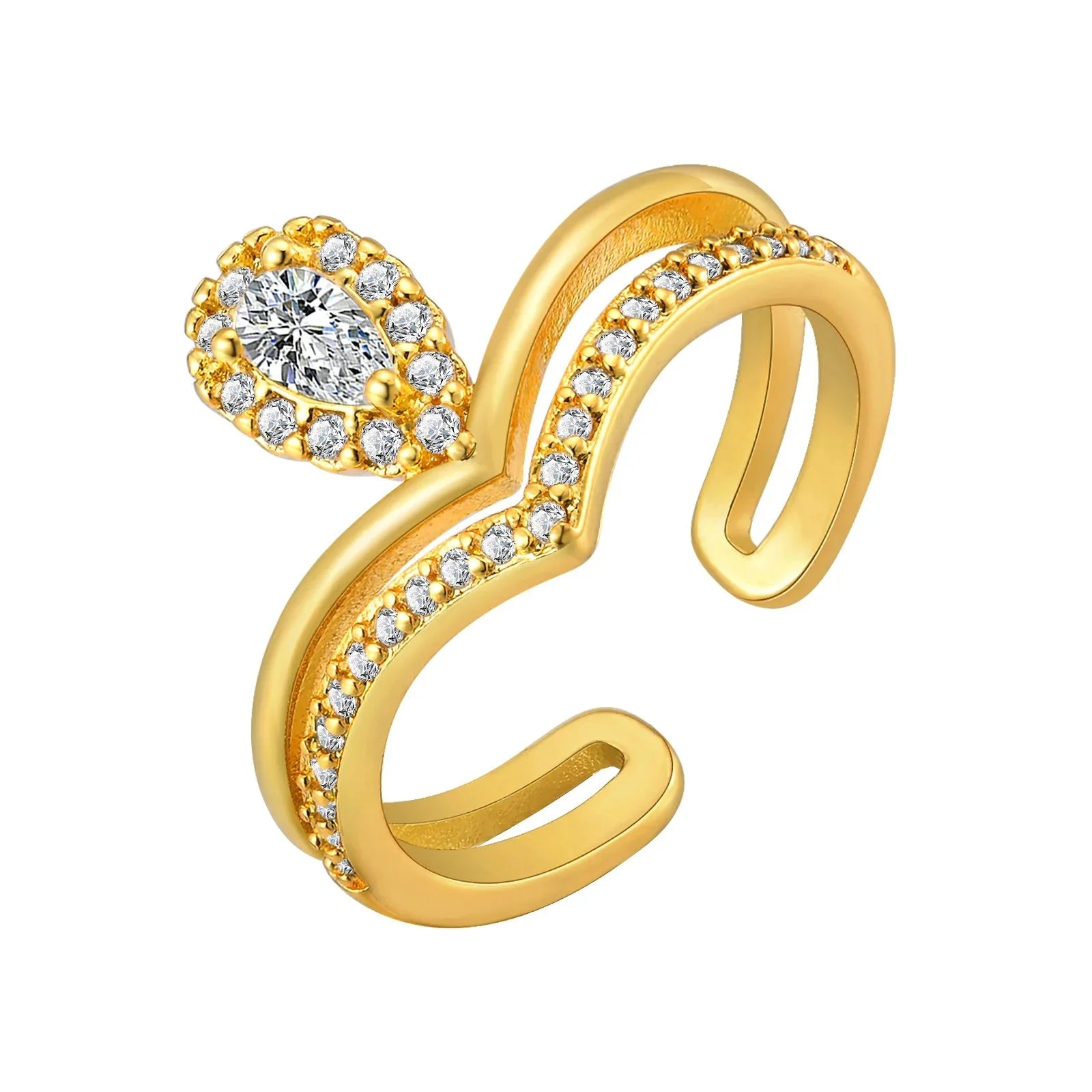 Dainty Diamond Adjustable Ring Stacks - Aryomi
