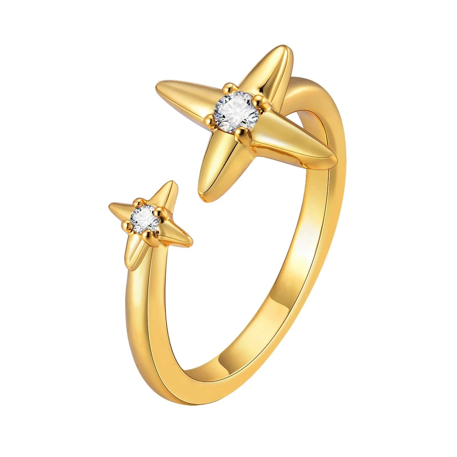 Dainty Diamond Adjustable Ring Stacks - Aryomi