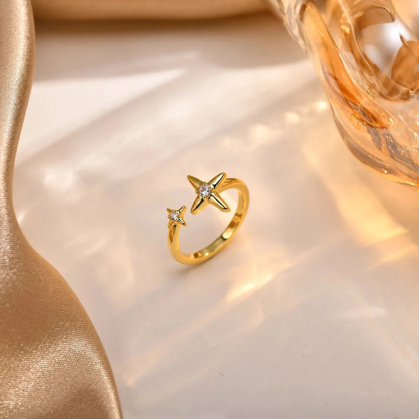Dainty Diamond Adjustable Ring Stacks - Aryomi