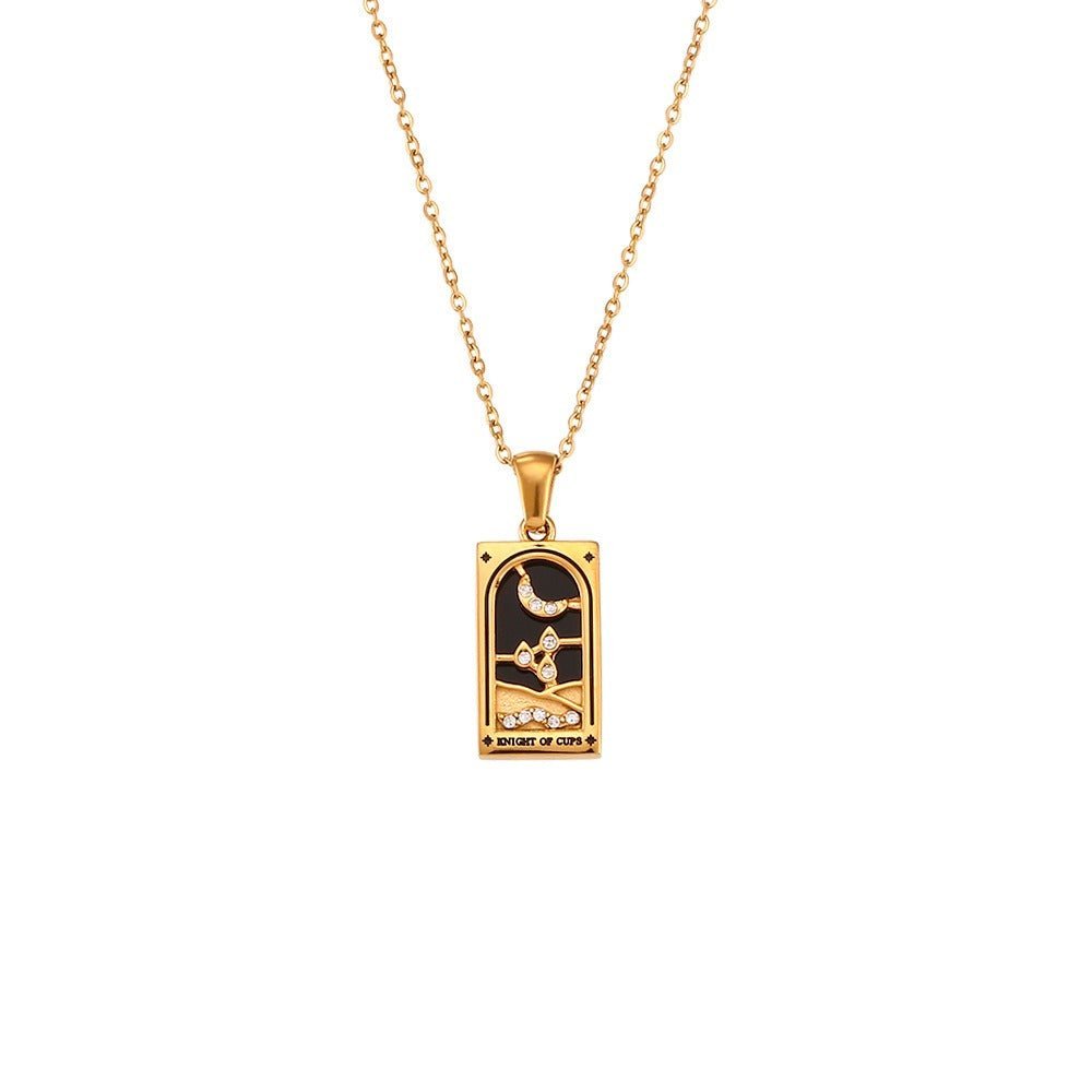 Dainty Tarot Charm Necklaces - Aryomi