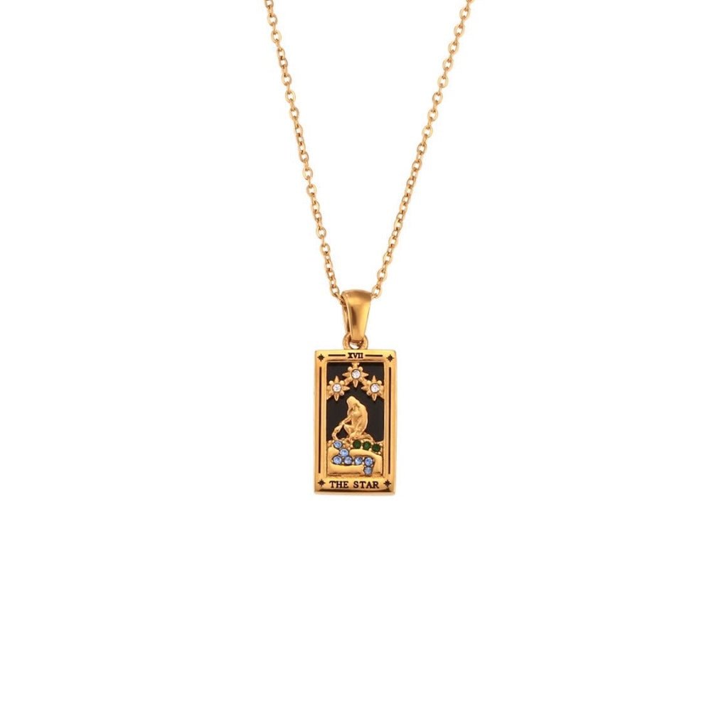 Dainty Tarot Charm Necklaces - Aryomi