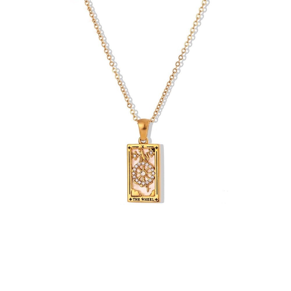 Dainty Tarot Charm Necklaces - Aryomi