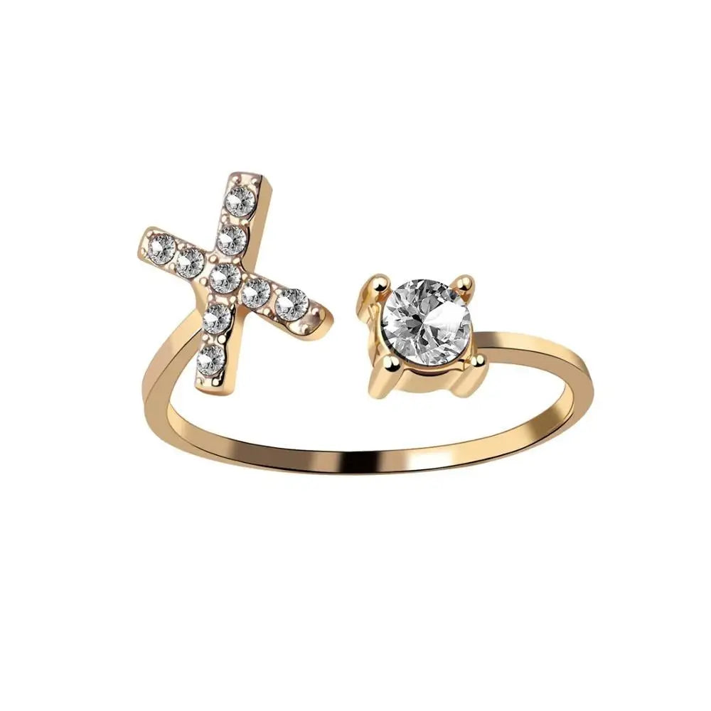 Adjustable Letter Initial Ring - Aryomi