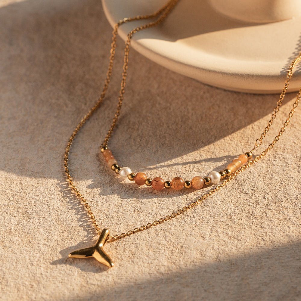 Layered Natures Whale Lux Necklaces - Aryomi