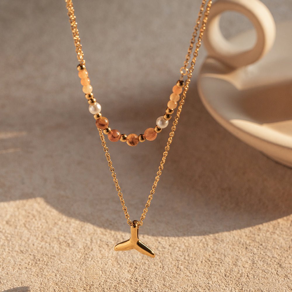 Layered Natures Whale Lux Necklaces - Aryomi