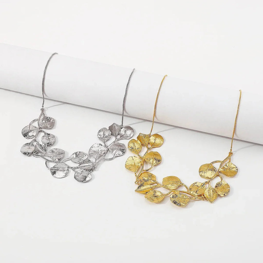 Natures Leaf Statement Necklace - Aryomi
