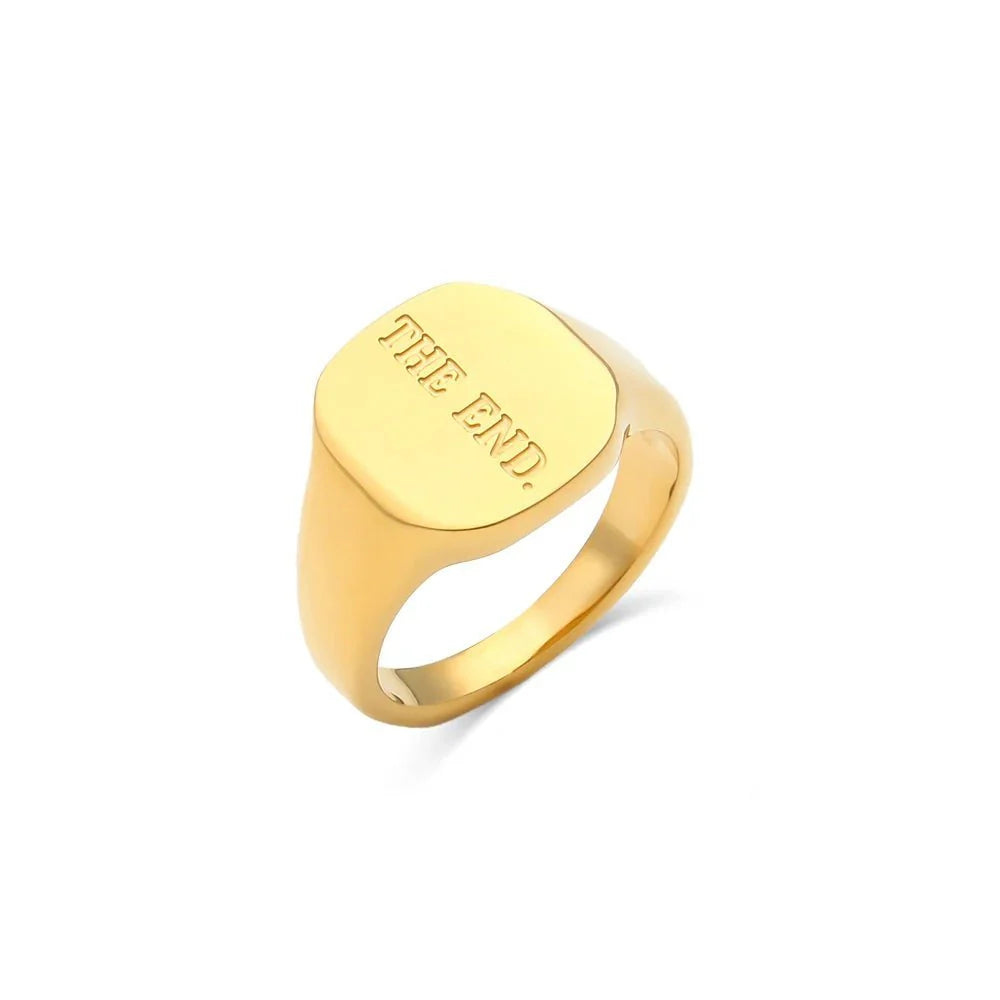 Positive Affirmation Engraved Rings - Aryomi