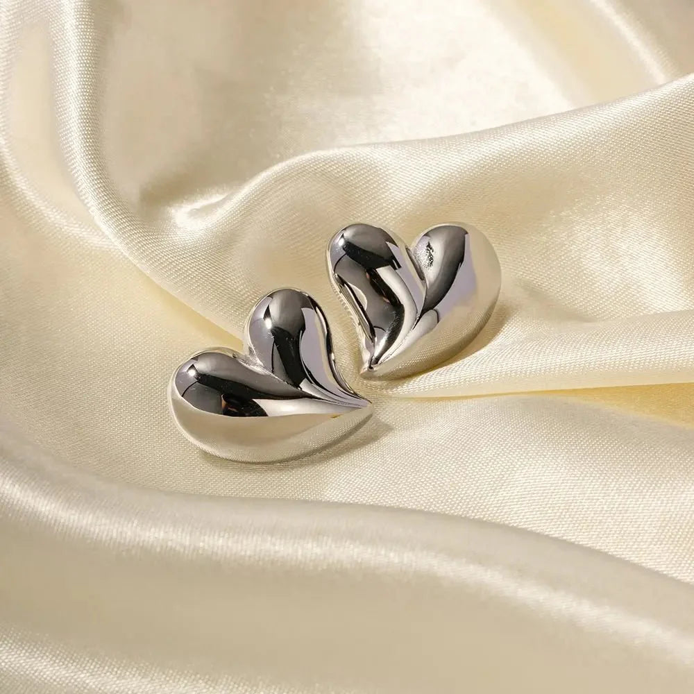 Romantic Love Heart Earrings - Aryomi