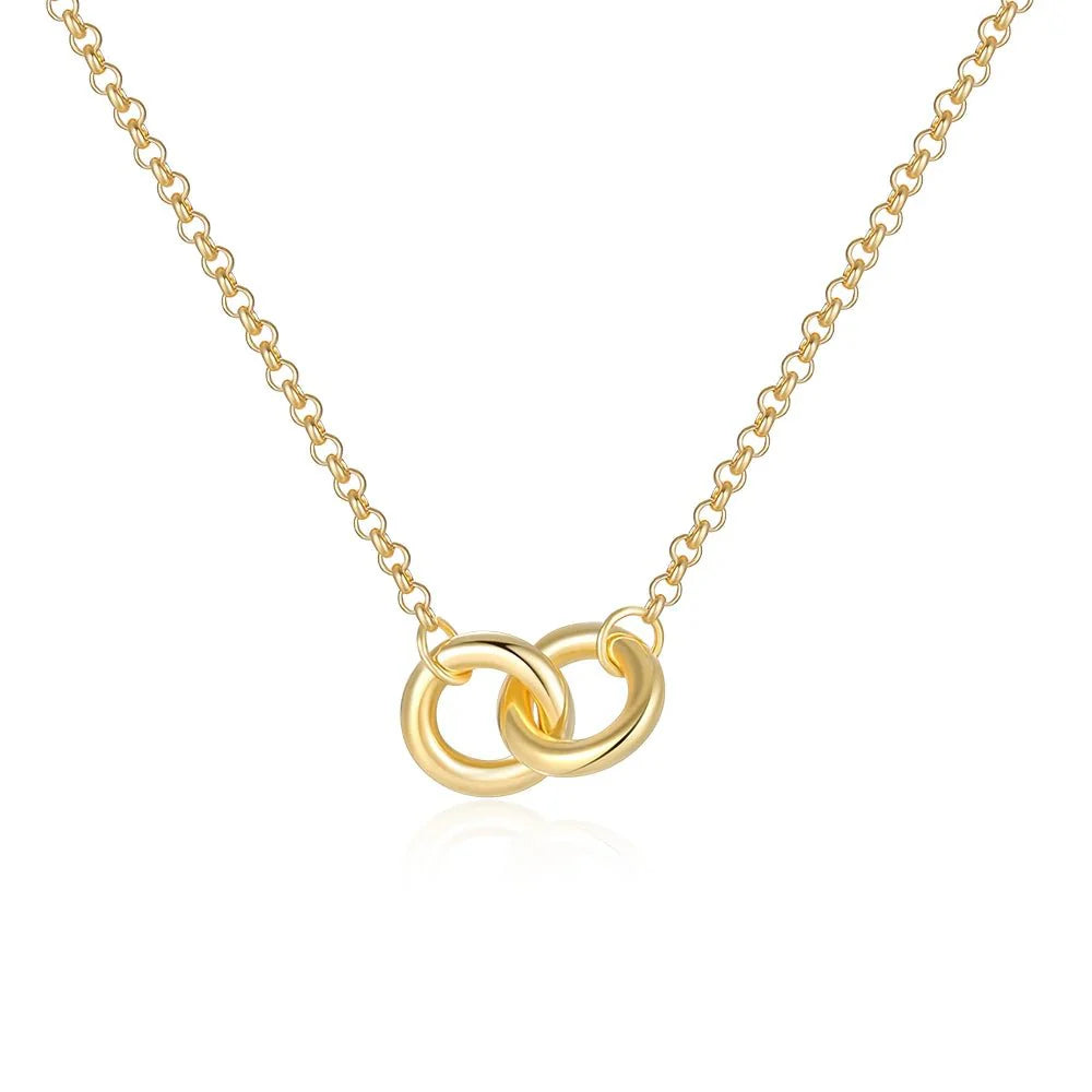 S925 Dainty Forever Linked Necklace - Aryomi