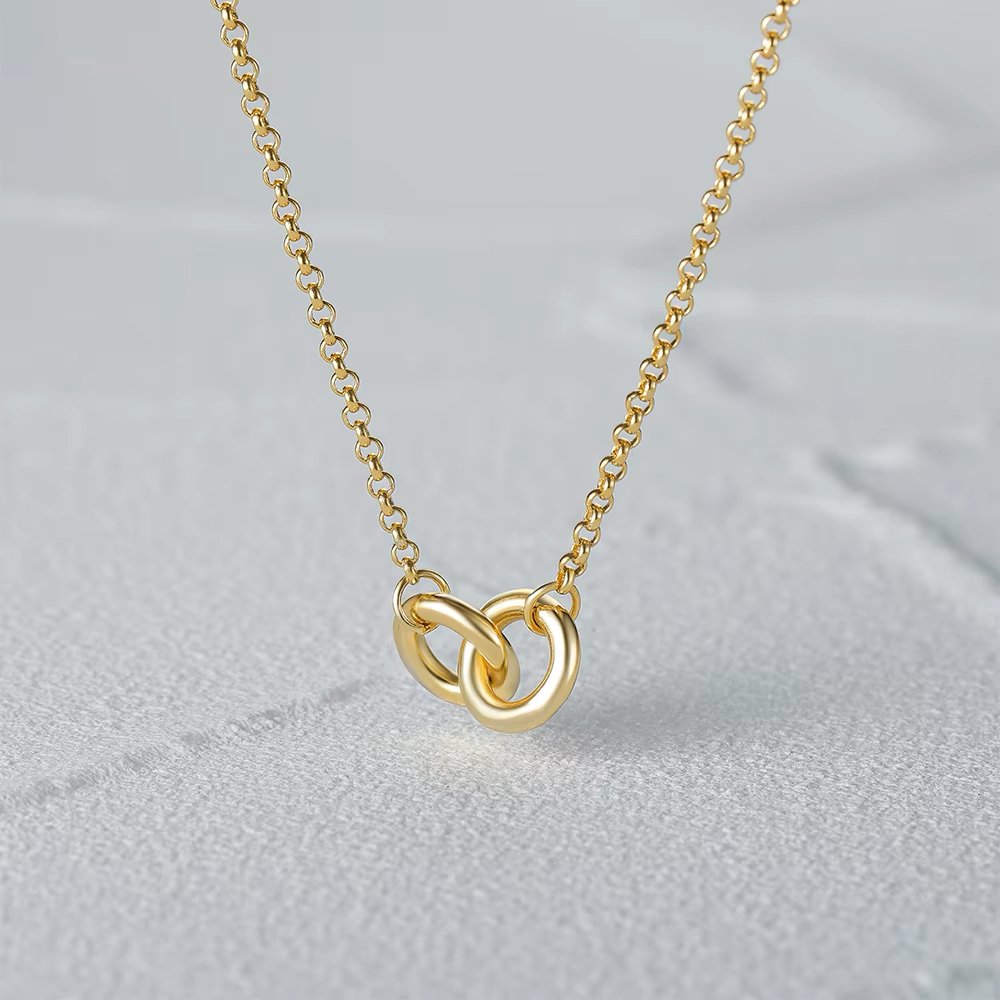 S925 Dainty Forever Linked Necklace - Aryomi
