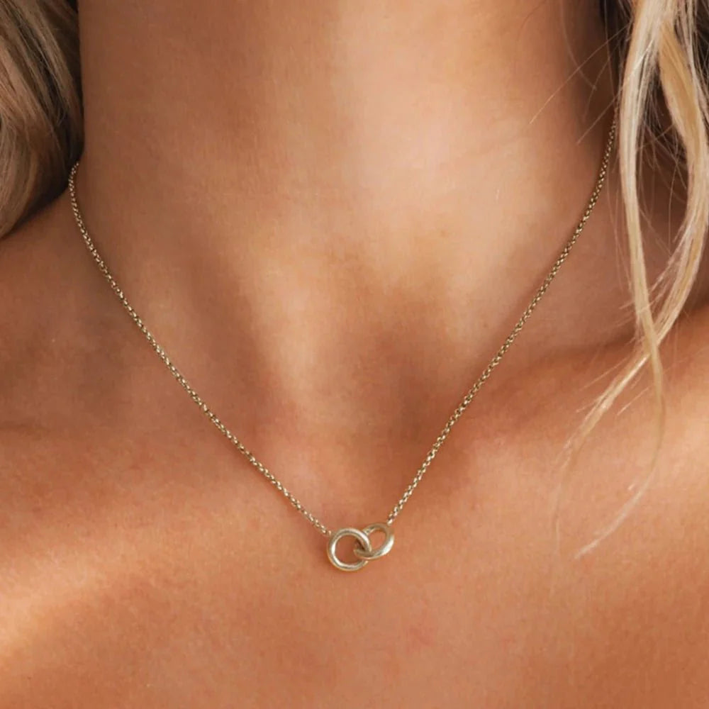 S925 Dainty Forever Linked Necklace - Aryomi