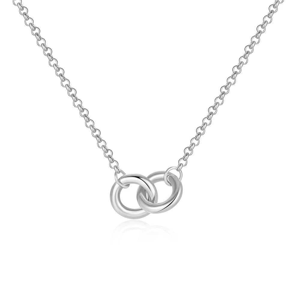 S925 Dainty Forever Linked Necklace - Aryomi