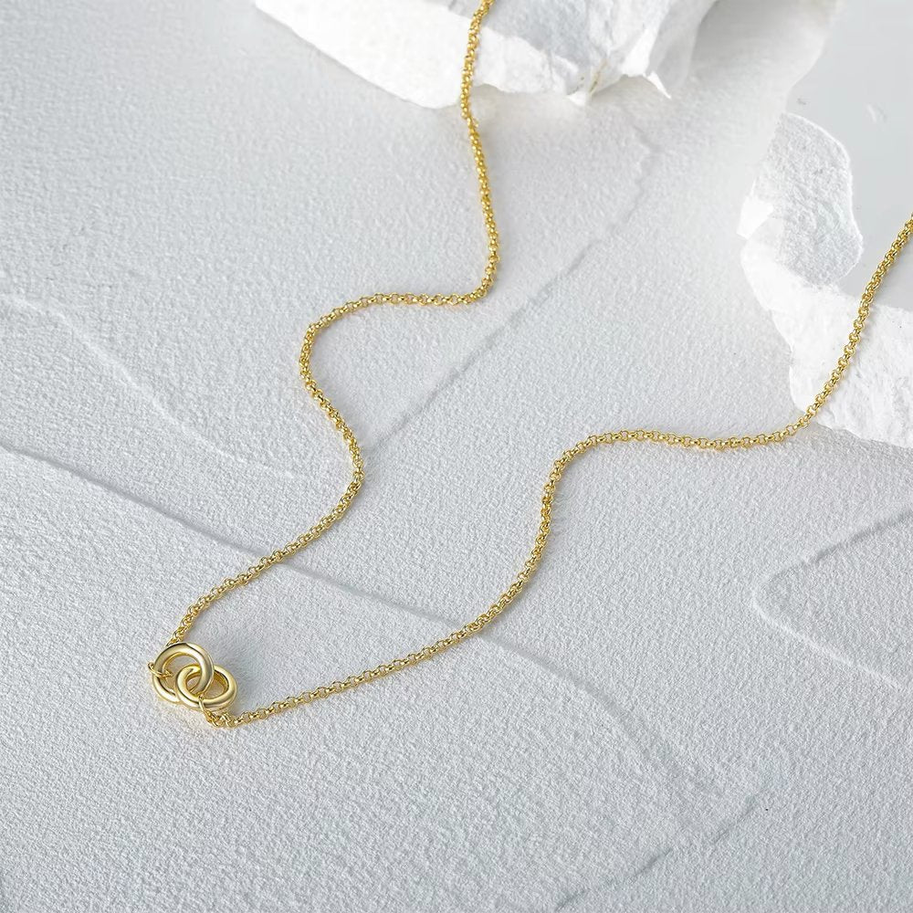 S925 Dainty Forever Linked Necklace - Aryomi