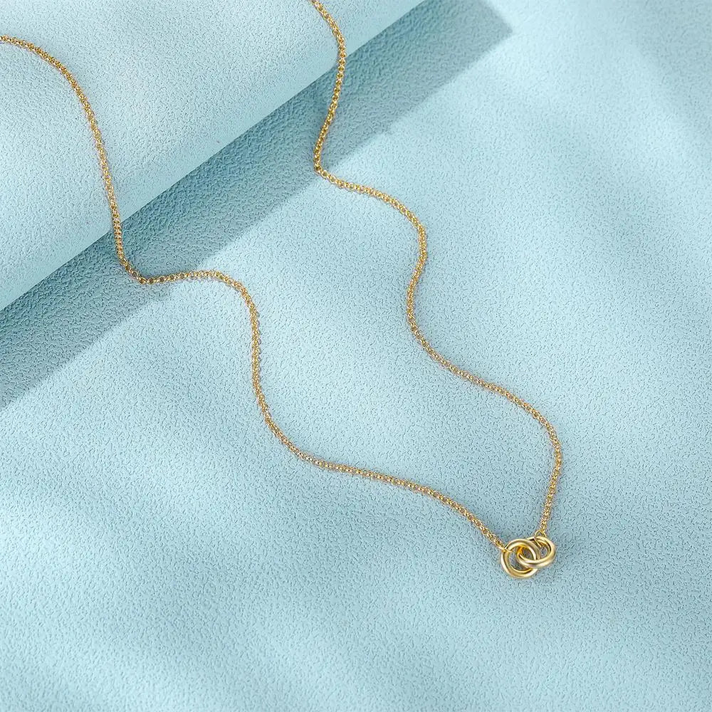 S925 Dainty Forever Linked Necklace - Aryomi