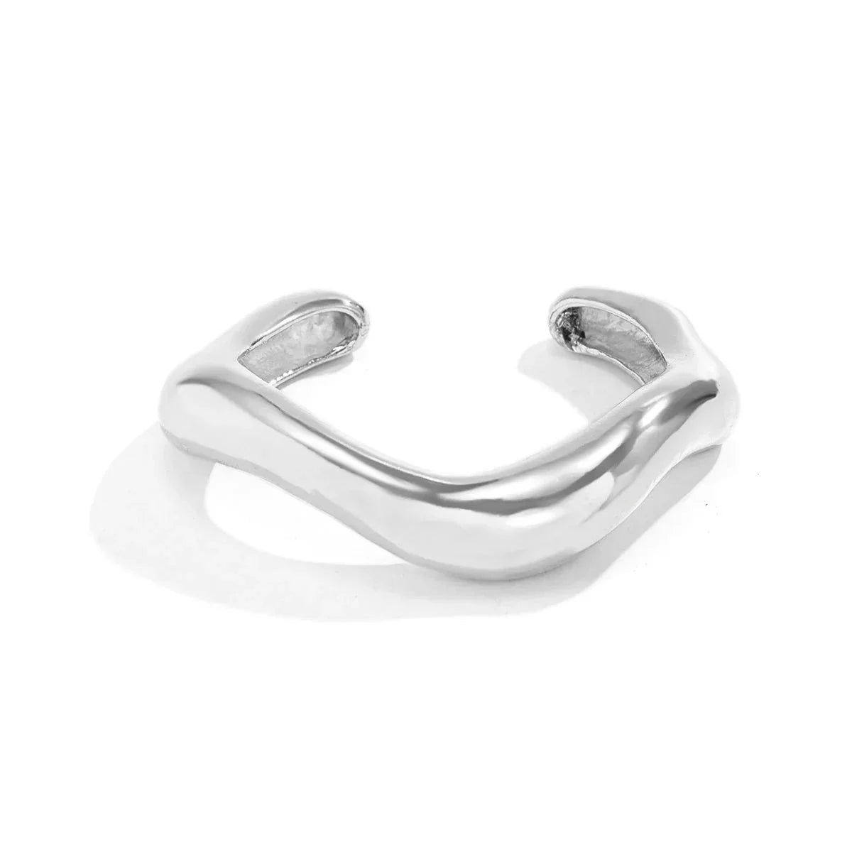 Statement Chunky Wave Bracelets - Aryomi